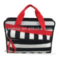 2013 fashion black and white multifunctional file briefcase or portfolio